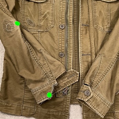 Abercrombie & Fitch Sentinel Jacket Mens Medium Olive Green