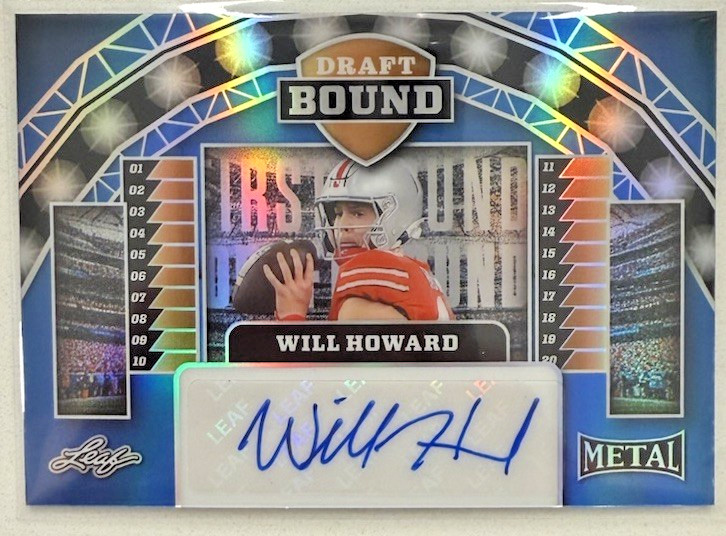 Will Howard Leaf Metal Draft Bound #DBWH1 Blue