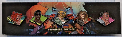 5 Pin's Collector SIGNATURE EDITIONS Hero of the Games Video Streets of Rage 4 SoR4