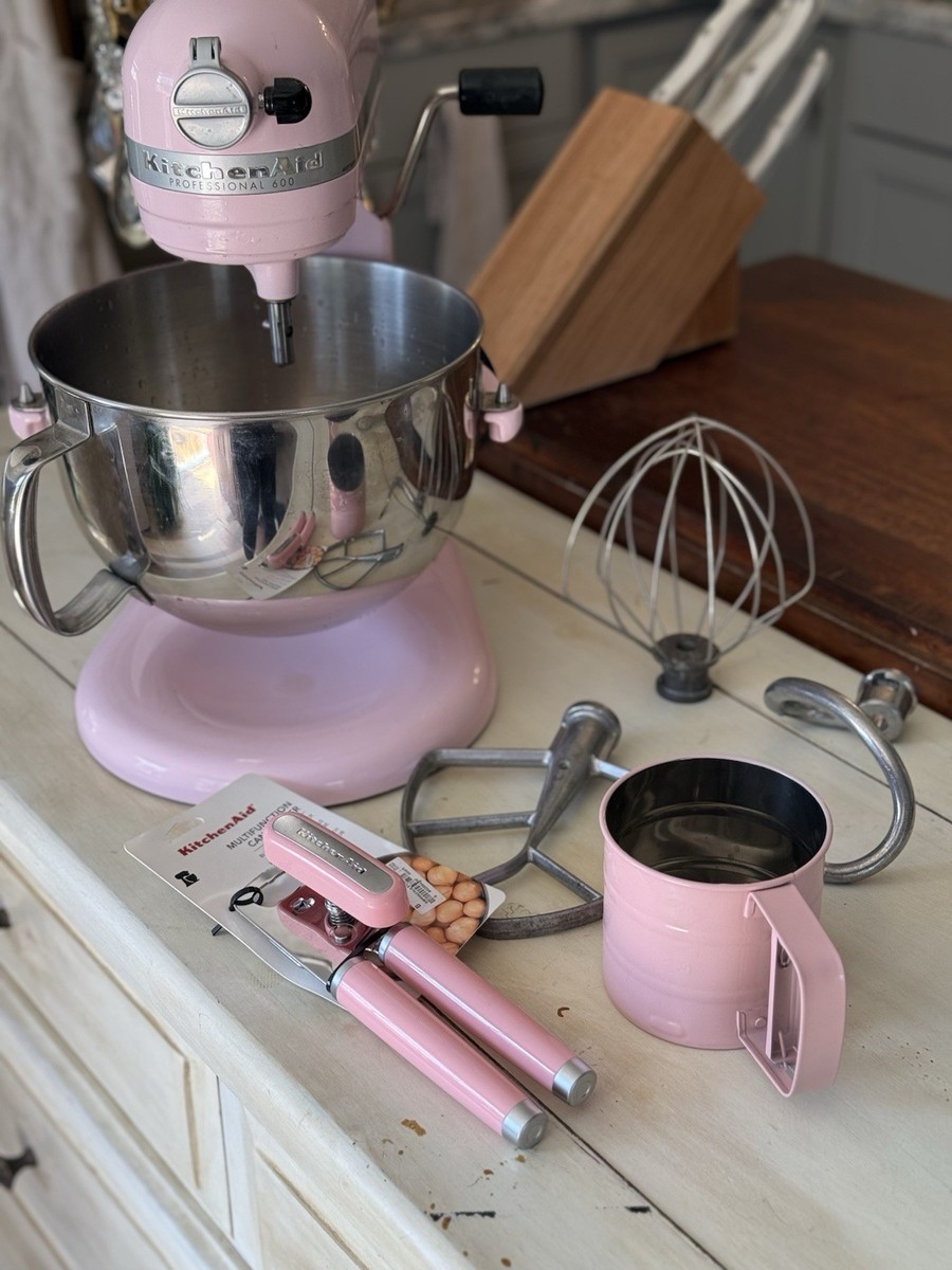 かわいい　KitchenAid Professional 600 キッチンエイド KitchenAid Professional 600 Pink Stand Mixer with Bowl, Whip