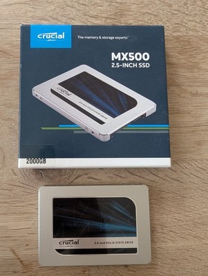 Crucial MX500 2TB SSD 2,5 Zoll SATA III CT2000MX500SSD1 interne Festplatte