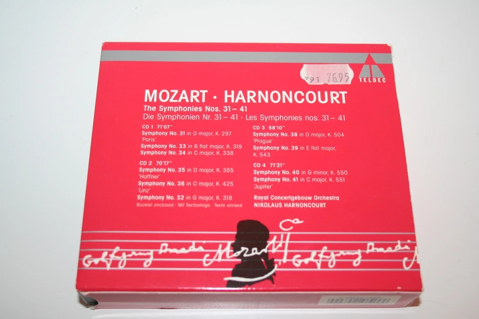 MOZART / HARNONCOURT - The Late Symphonies Nos. 31-41 - 4CD BOX - SEHR RAR - Bild 2 von 2