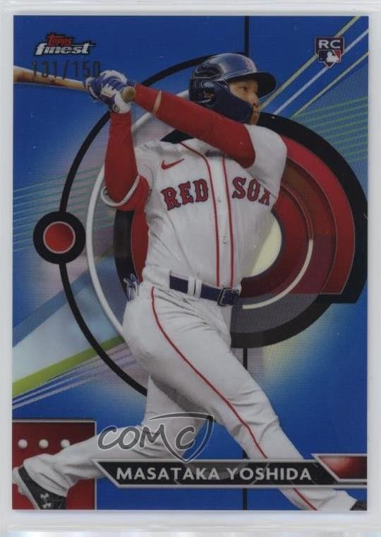 2023 Topps Finest Blue Refractor 131/150 Masataka Yoshida #76 Rookie RC 13os