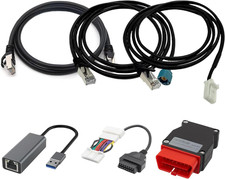 6 Pcs Diagnostic Cables Set for Tesla Model 3, Y, S, X, OBD2 Connector Work Scan