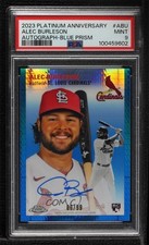 2023 Topps Chrome Platinum Anniversary 86/99 Alec Burleson PSA 9 MINT Auto 1an5