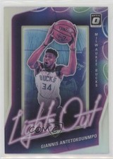 2020-21 Panini Donruss Optic Lights Out Holo Prizm Giannis Antetokounmpo #11 pe8