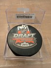 Michael Bunting Fanatics Signed 2014 NHL DRAFT PUCK Pittsburgh Penguins COA — photo 1