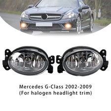 Pair Front Fog Light Lamps With Bulbs For Mercedes Benz W204 W211 W164 C219