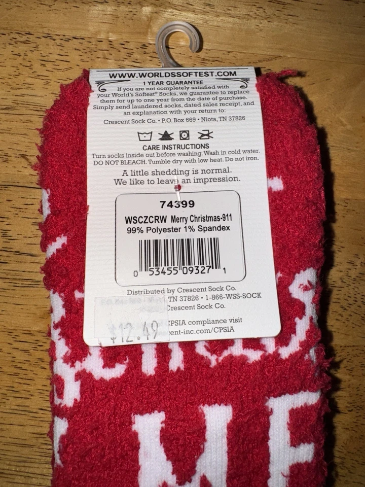 ¡NUEVO! Calcetines Más Suaves del Mundo Acogedora Colección Feliz Navidad Cómodos Calcetines Crew Foto 4 de 4