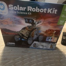 Sillbird STEM 12-in-1 Solar Robot Kit, 190 Pieces, Science Educational Toy