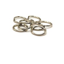 8mm, 20g, Antique Silver Open Jump Rings - US Seller