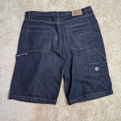 Phat Farm Baggy Denim Shorts Mens Sz 42 Carpenter Loose Hip Hop