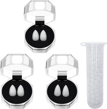 3 Pairs Vampire Teeth Fangs with Adhesive,Halloween Party Costume Cosplay Props