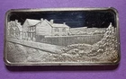 1 oz Rivertown America the Beautiful Hamilton Mint 999 Silver Bar Rainbow Toned