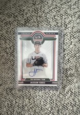 2022 Panini USA Baseball Stars & Stripes Signatures Jackson Ferris Blue Ink /499