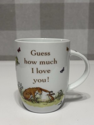 Konitz Coffee Mug  Guess How Much I Love You  White Porcelain  2008 Germany