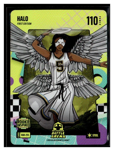 Bo Jackson Battle Arena Alpha #RAD-255 Halo Angel Reese RAD Steel Battlefoil