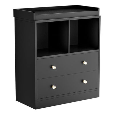 #ad Nursery Changing Table Dresser 2 in 1 Wide Top with Removable Tray amp; 3 Drawers $148.99