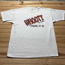 Vintage 90s Whoot The Dawgs There It Is Single Stitch T-Shirt USA Made - Size XL