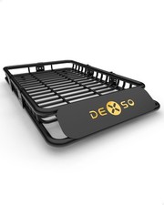 DEXSO 64" x 39" Universal Roof Rack Basket, 200 Lbs Capacity Rooftop Cargo Ca...