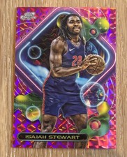 2023 Topps Cosmic Chrome Isaiah Stewart #44 Pink Galaxy Refractors