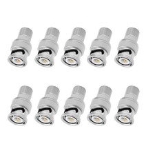 10PCS BNC Male to F-Type Female Coaxial Adapter Accessory for CCTV Camera DVR