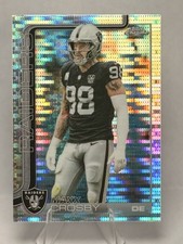 2025 Topps Chrome Maxx Crosby Pulsar Refractor #180 Raiders