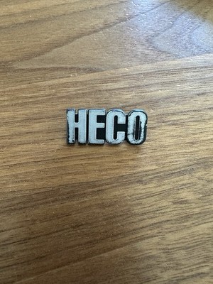1x Heco Zeichen Schilder  32mm x 15mm Kunststoff