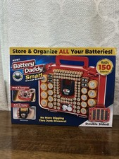 Battery Daddy Smart Storage System Organizer Case Double Sided 150 Capacity