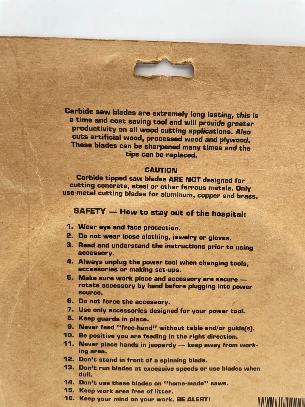 Acu-Edge 7-7 1/4 Carbide Tipped Plywood Circular Table Saw Blade 5/8" Round New