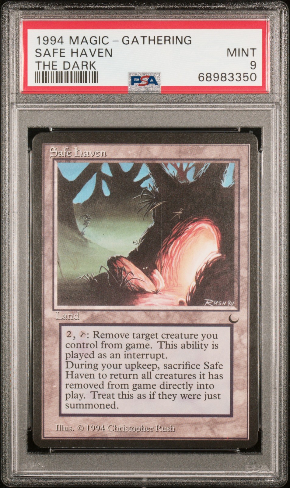 1994 MTG THE DARK SAFE HAVEN PSA 9