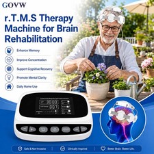 Brain Device Magnetic Therapy for Anxiety Depression Focus for Home Use