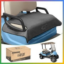 Golf Cart Seat Cover Dark Grey Universal Bench All Weather Cotton Linen 49L