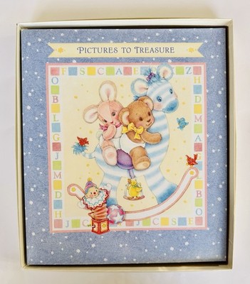 Hallmark Pictures to Treasure Create-Your-Own Post Bound Album Book With Box NEW