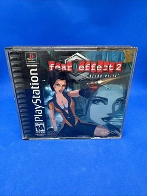 Fear Effect 2: Retro Helix (Sony PlayStation 1, 2001) PS1 Black Label CIB Untest
