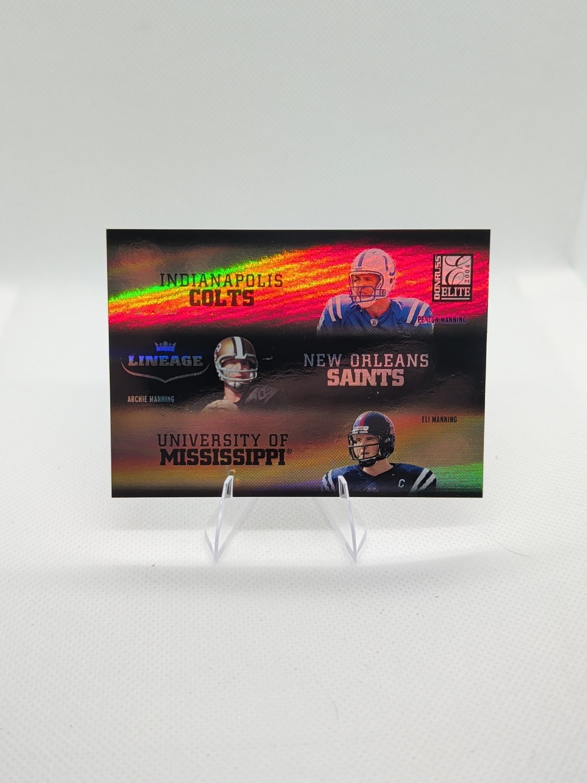 2004 Donruss Elite Lineage Peyton Manning, Eli Manning, Archie Manning #L-3...