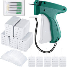 6006 Pcs Clothes Garment Tag, Tagging Gun for Clothing with 6 Needles Attacher