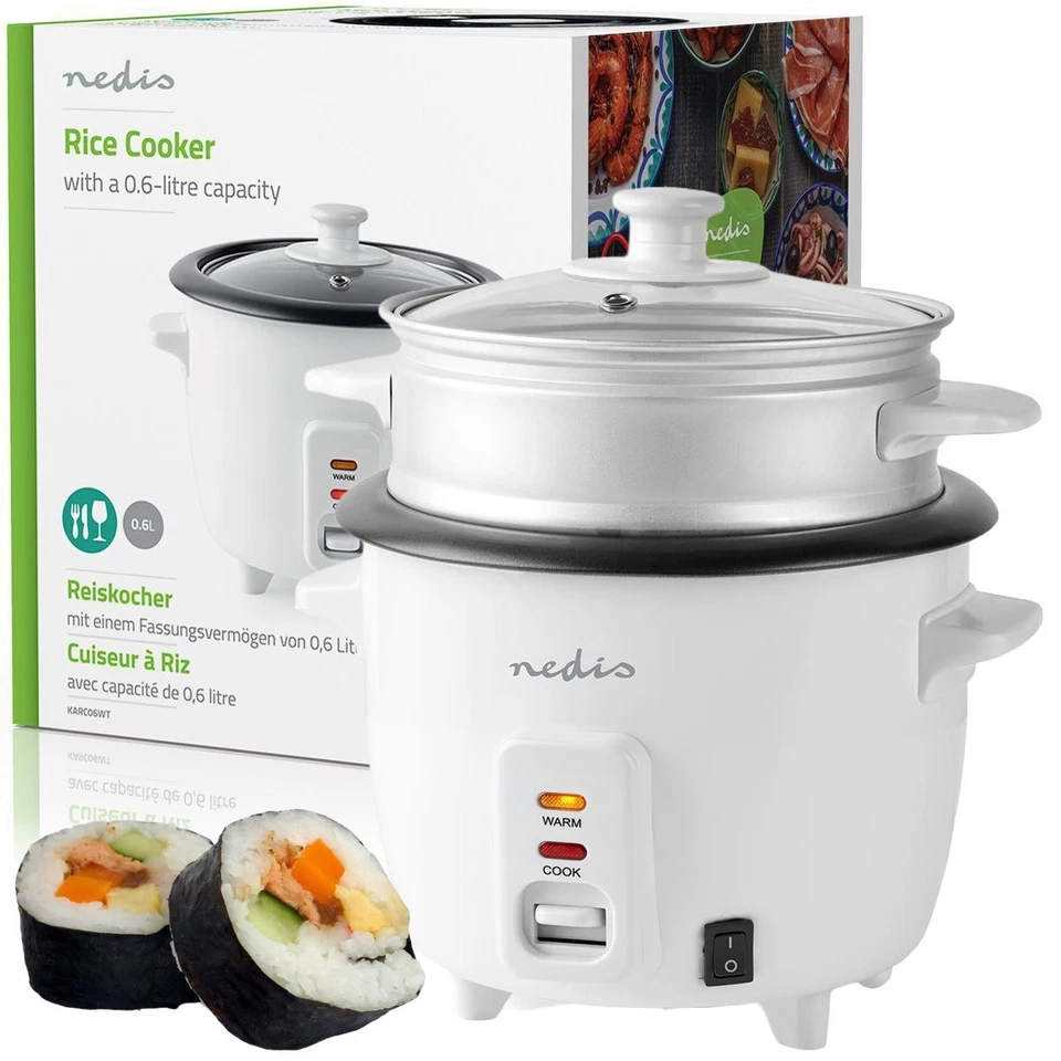 CUOCIRISO VERDURE CESTELLO ANTIADERENTE RIMOVIBILE 300 WATT AUTOOFF NEDIS ITALIA