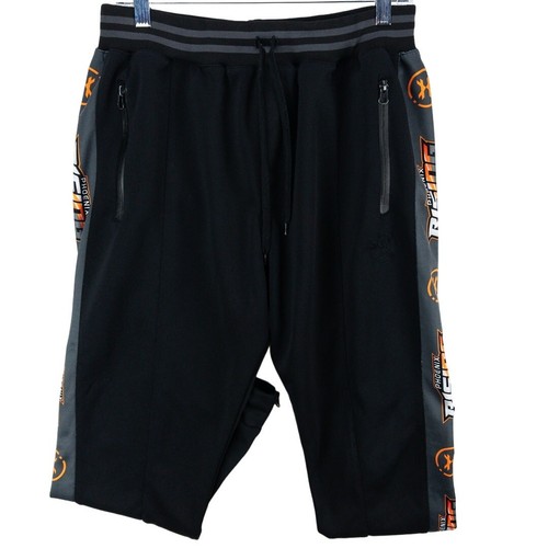 HK Army Paintball Joggers Men's Large Black Zip Cuffs Drawstring Phoenix Rising - Picture 1 of 12