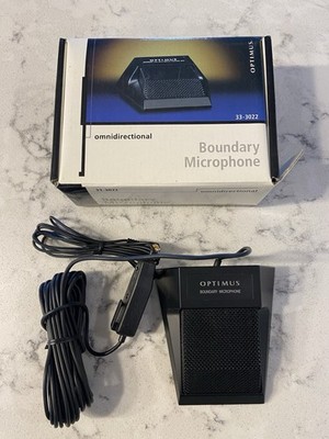 Optimus Omnidirectional High-Sensitivity Boundary Microphone Model 33-3022