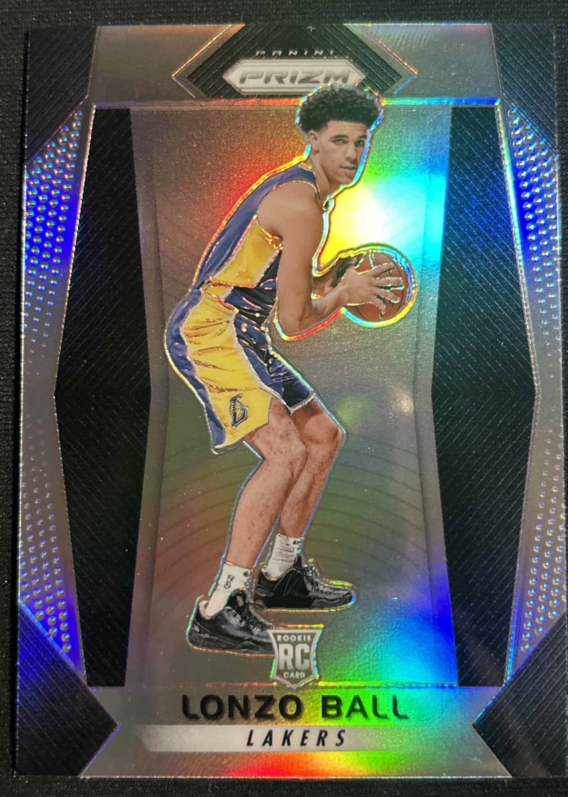 2017-18 Prizm Lonzo Ball RC Prizms Silver Rookie #289 Lakers