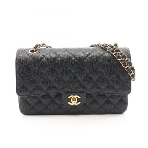 Chanel Matelasse W Flap Shoulder Bag Indian Calf r0_0720