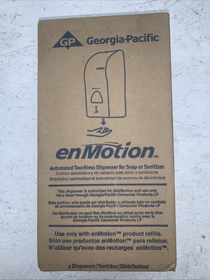 #ad Georgia Pacific 52053 Automated Touch less Soap Dispenser Translucent Smoke NIB $25.00