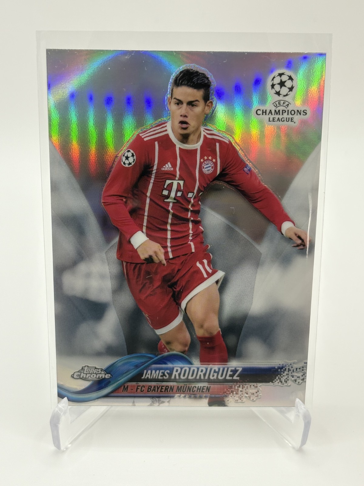 James Rodriguez 2017-18 Topps Chrome UCL #2 Refractor