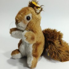 Vintage Steiff Perri Squirrel West Germany Button In Ear 7"