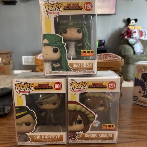 Funko My Hero Academia Ibara Shiozaki  1192 Kinoko Komori 1237 Sir Nighteye 1006