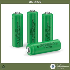 AA Solar Rechargeable Batteries 4 Pack 600mAh - Eco-Friendly Garden Lighting 2.50 per battery