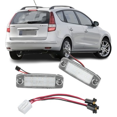 Passt für Hyundai i30 CW Kombi FD Bj. 10.2007-06.2012 LED Kennzeichenbeleuchtung
