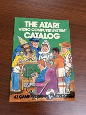 The Atari Video Computer System Catalog 43 Game Program Cartridges 1981 Brochure