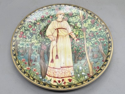 VINTAGE PAST TIMES WILLIAM MORRIS ORCHARD SUMMER 1996 LTD ED BONE CHINA PLATE